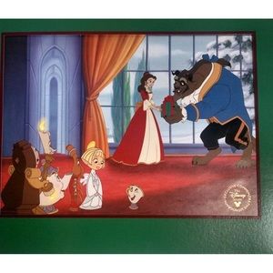NWOT Disney Beautiful Exclusive Beauty and The Beast Lithograph